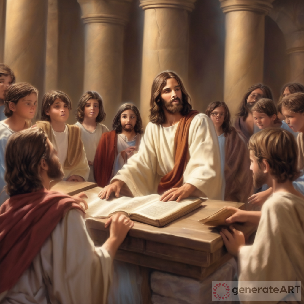 Jesus Christ's Teaching in the Temple at Age 12