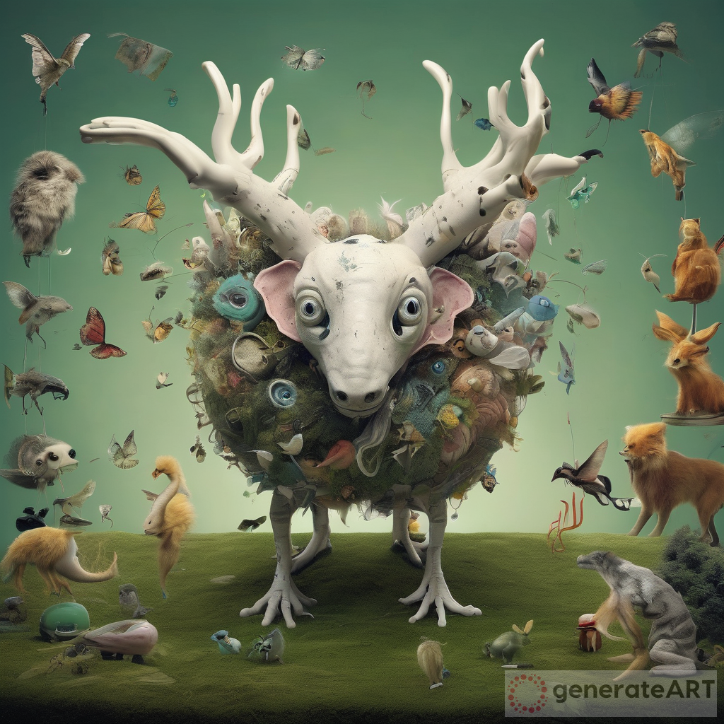 Whimsical Creatures: Exploring a Surreal World of Objects and Animals
