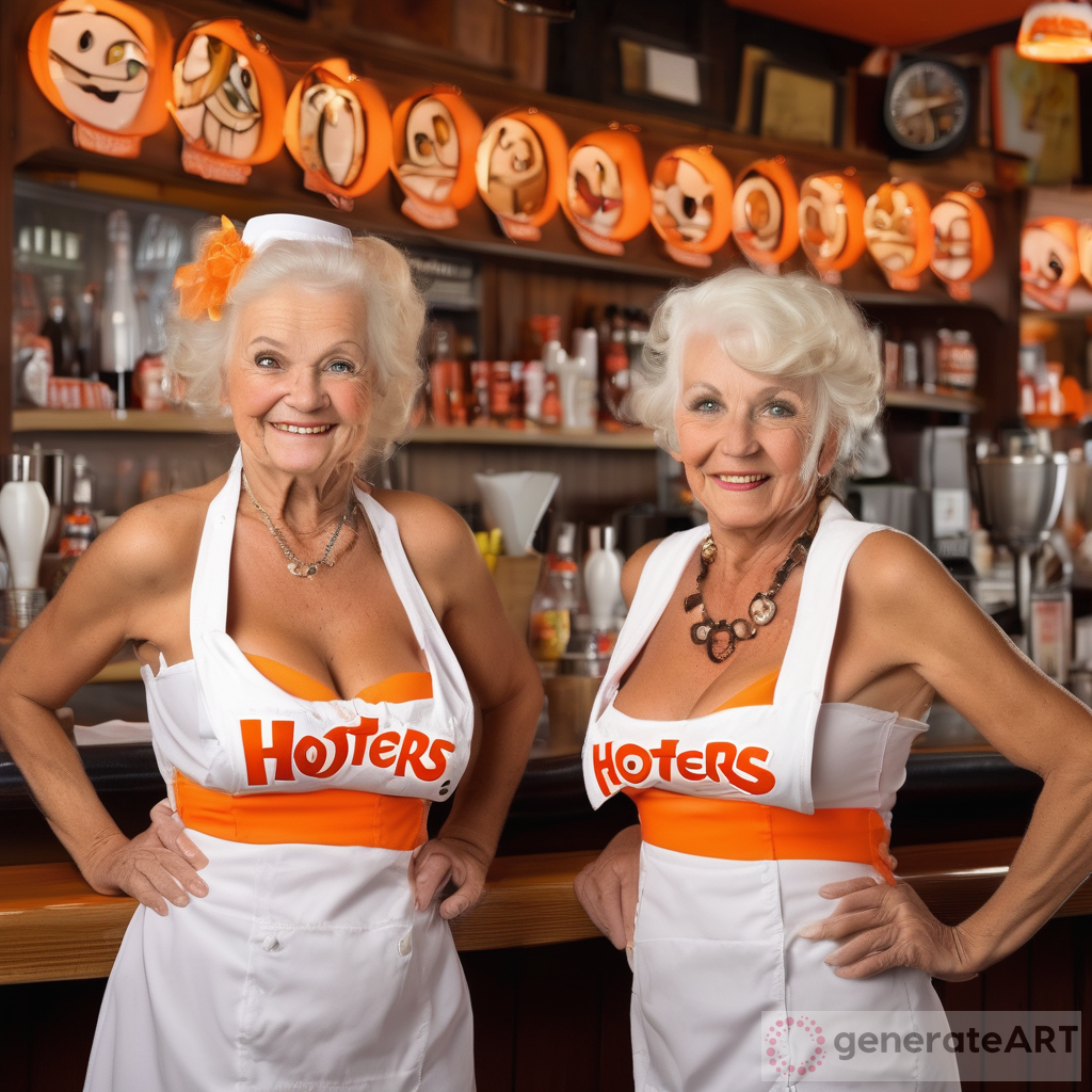 Empowering Elderly Women: Joyful Hooters Waitresses Defying Stereotypes