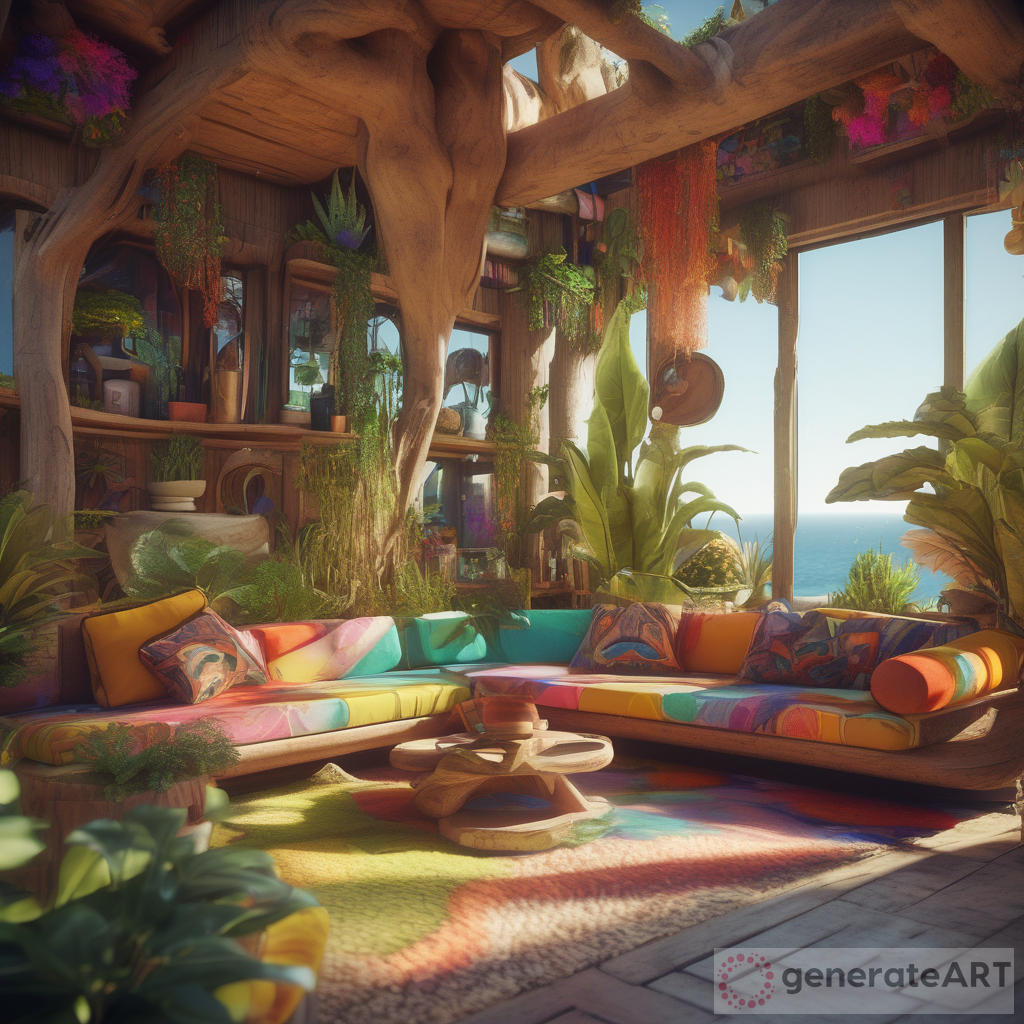 Abstract Hippie House by Ocean - A Unique Architectural Design