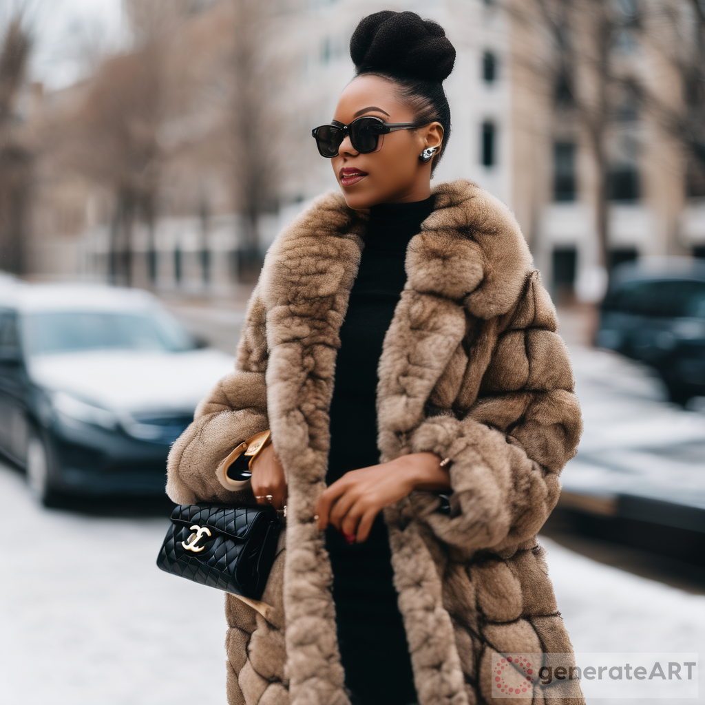 The Allure of Educated Beautiful Young Black Women in Fur Coats