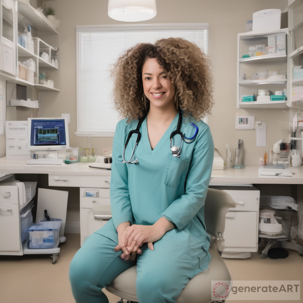 Bipolar Depression Medical Assistant: A Light-Skinned Curly-Haired Mom