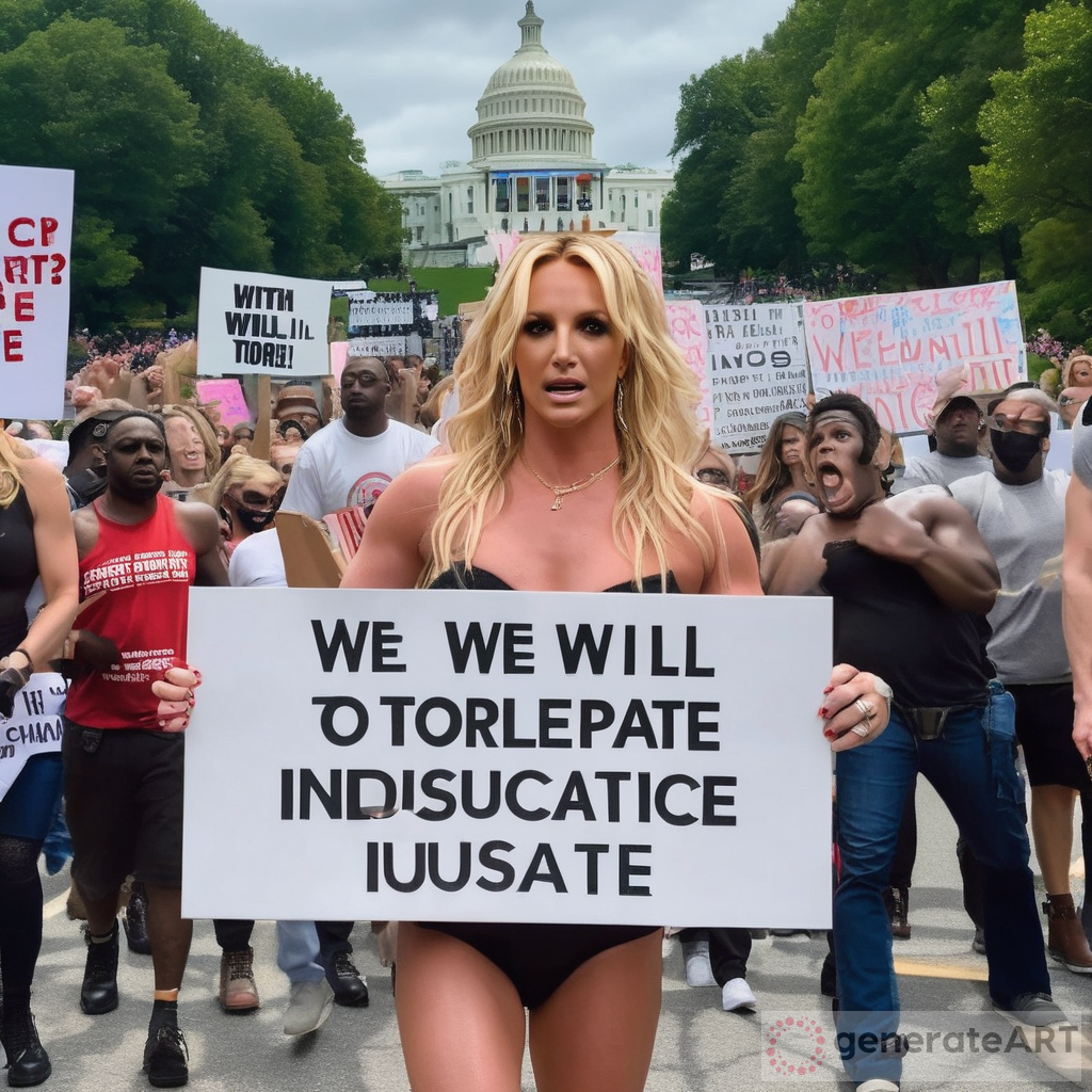 Britney Spears Fights for Social Justice - Leading Protest to Washington DC