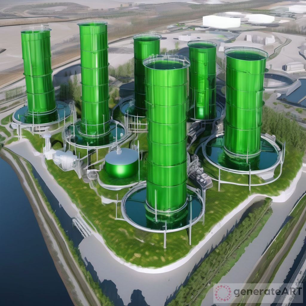 Exploring a Futuristic Industrial Area Revolutionizing Water and Fume Recycling