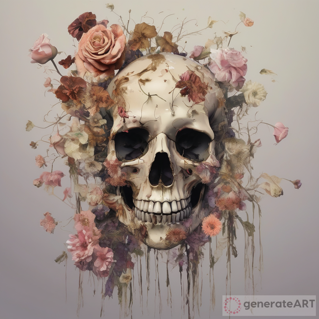 Captivating Floral Decay: Reflections on beauty, time, and life's fleeting essence