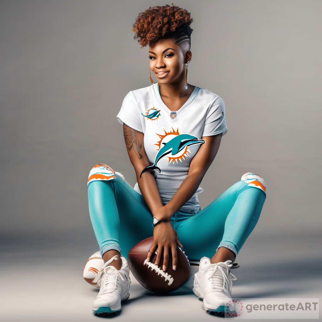 Meet The Fierce African American Goddess: Pixie Cut, Miami Dolphins 