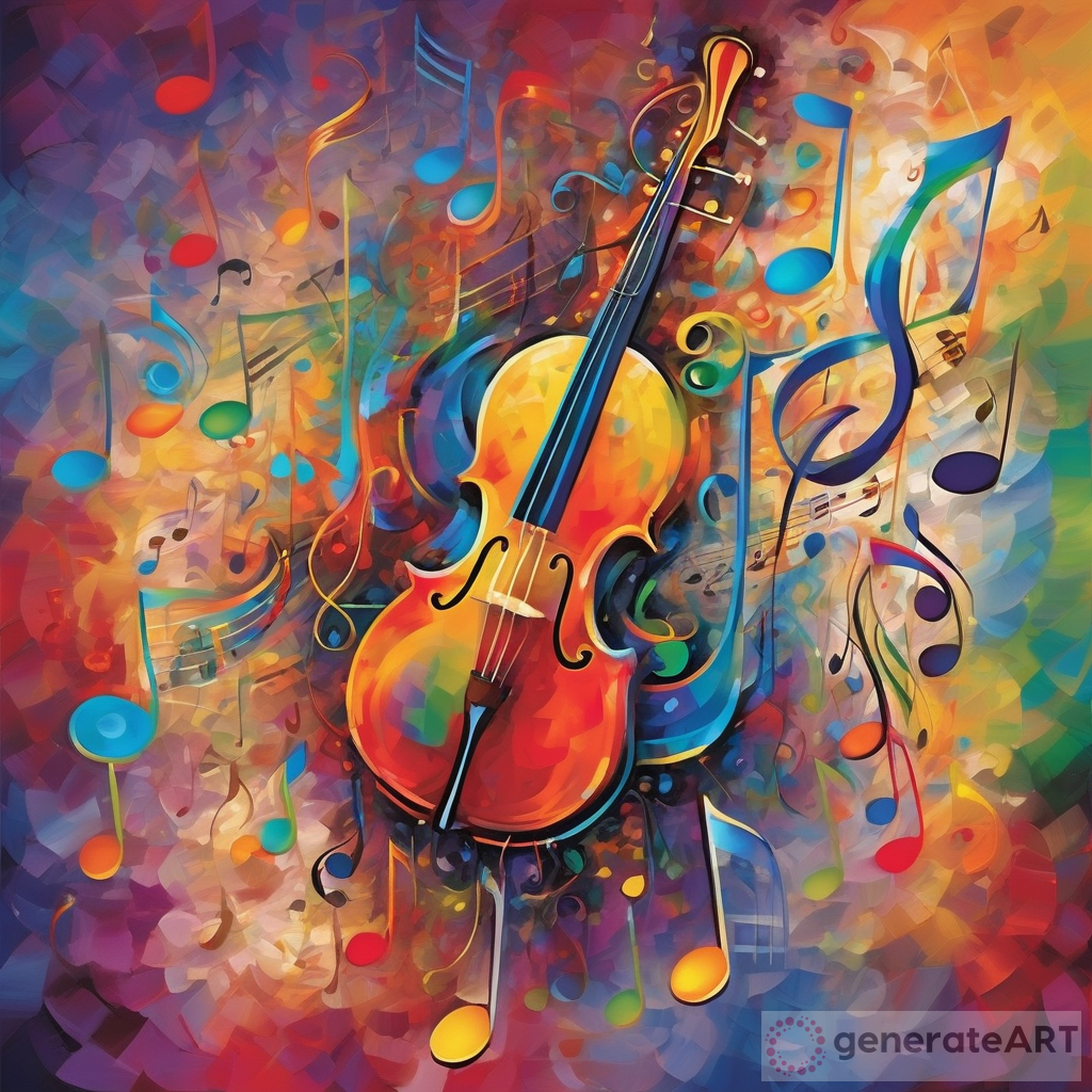 Harmony Unveiled: Captivating Colors and Shapes in Music-Inspired Art