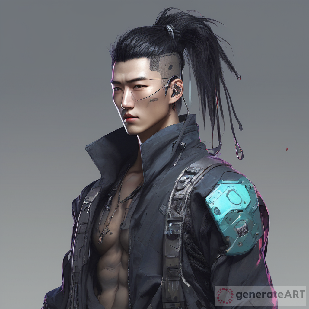 Unveiling the Captivating Korean-Style Male Lead in the Cyberpunk World