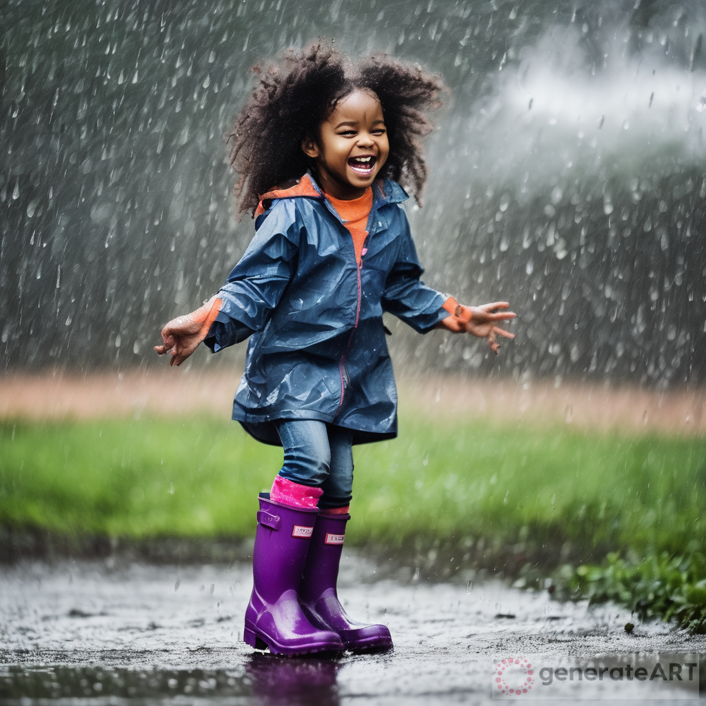 Rain Boots and Resilience: A Little Black Girl's Joyful Adventure