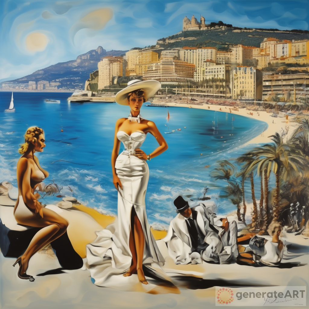 A Beach View of Monaco: Salvador Dali's Stylished Caracteres in Jean-Paul Gautier Dressing