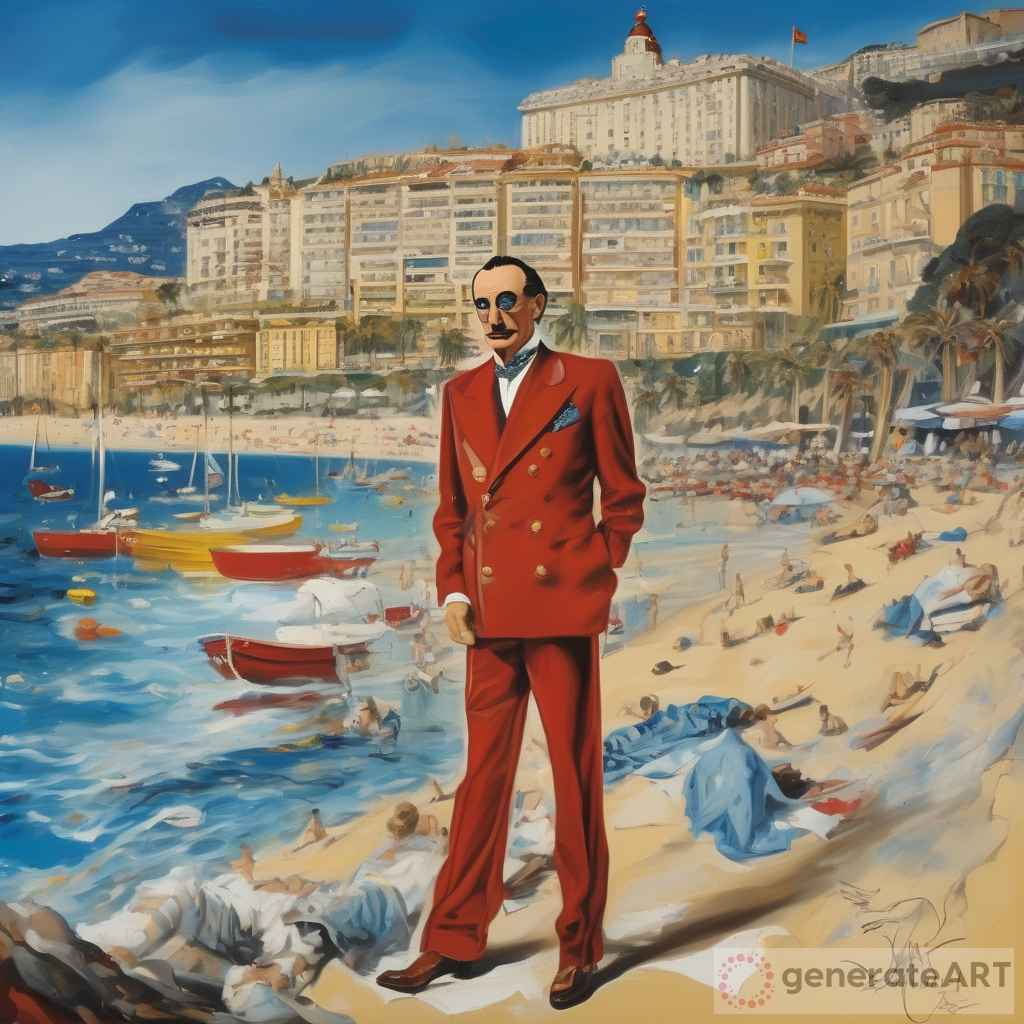 A Beach View of Monaco: Salvador Dali's Stylished Characters in Jean-Paul Gautier Dressing