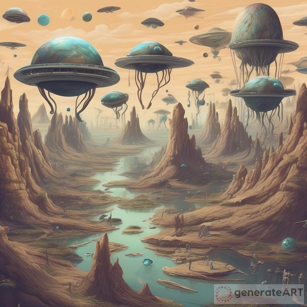 Artistically Depicting Inhabitants of an Alien World with Unique Gravity