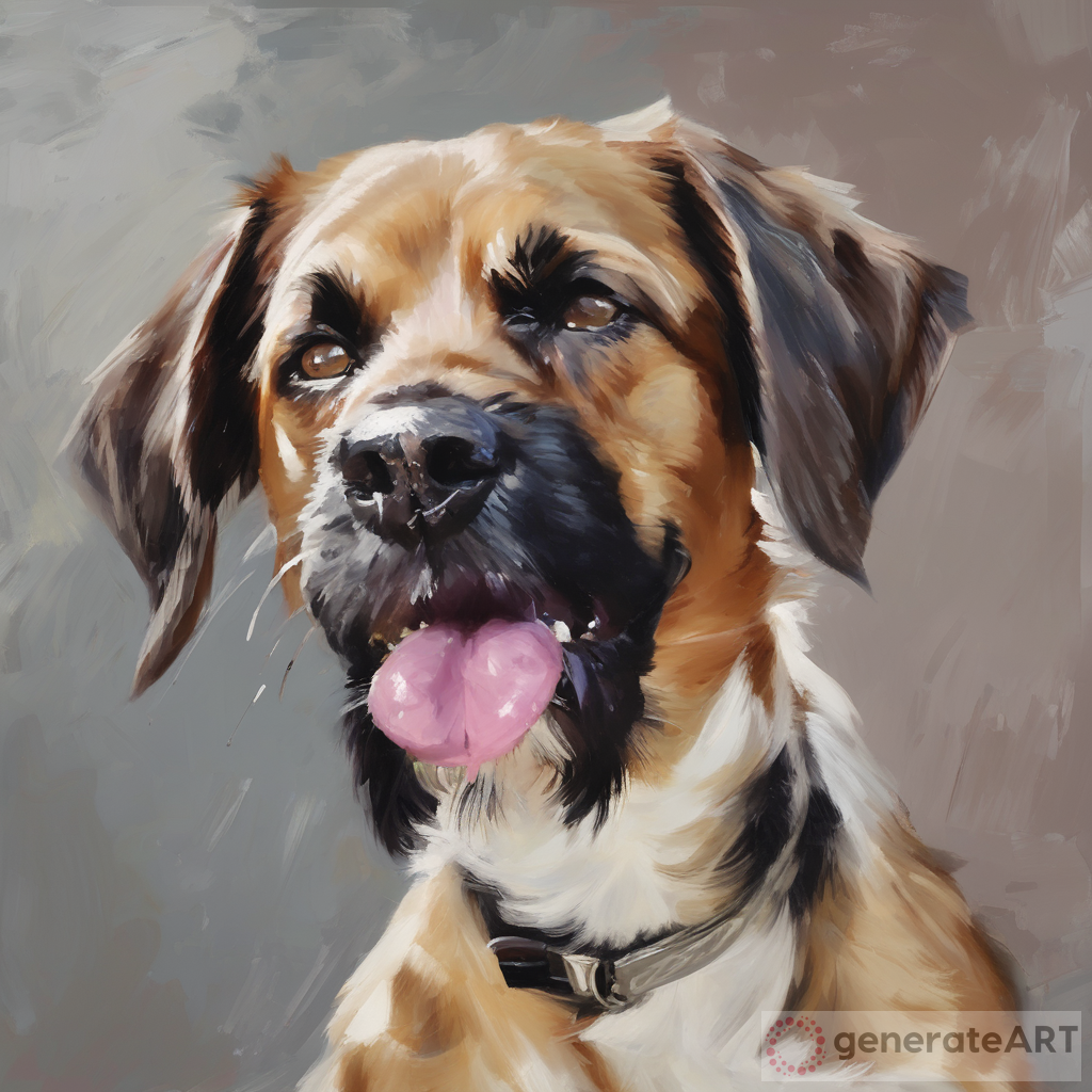 Dog Painting: A Beautiful Portrayal of Canine Grace