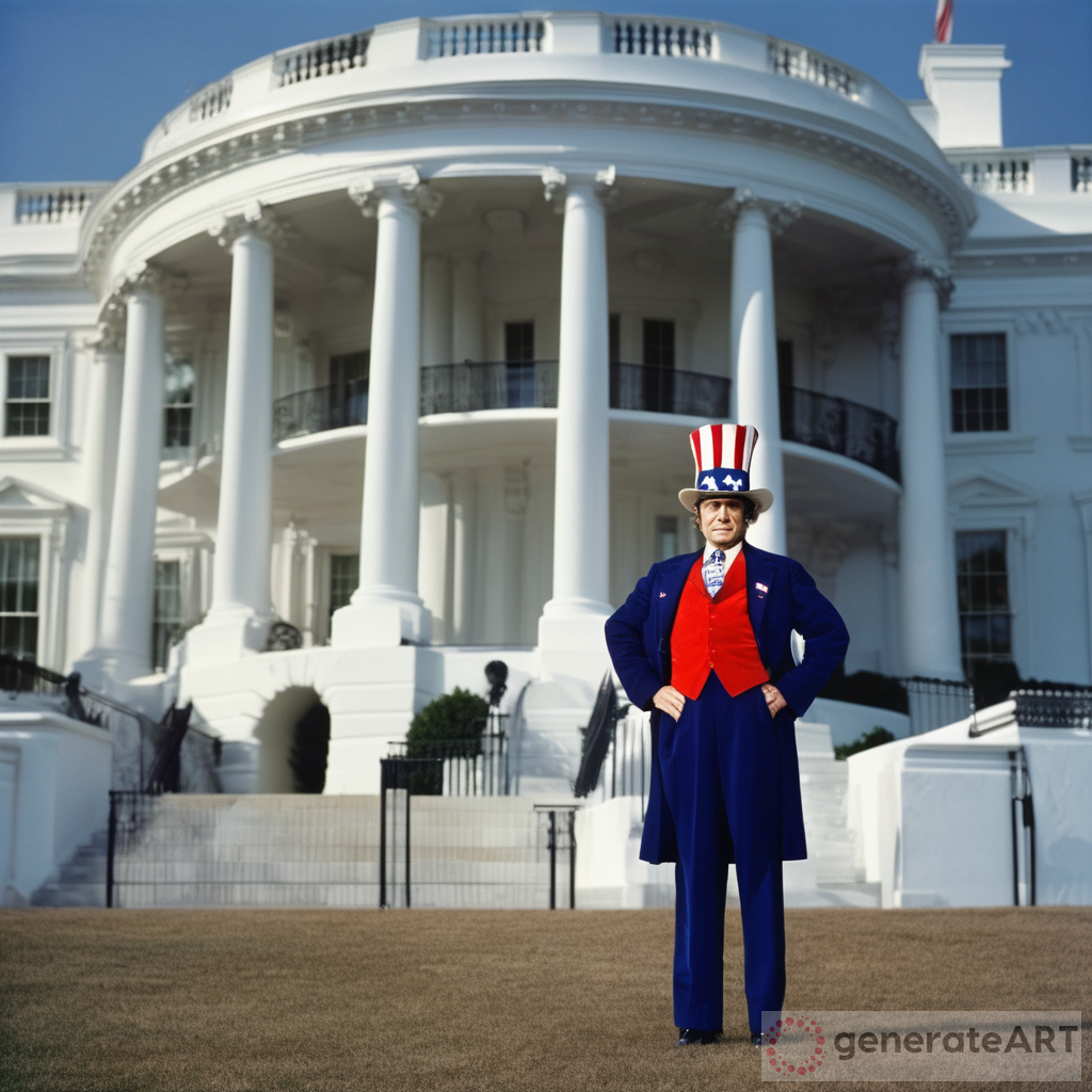 Richard Nixon: A Playful Moment as Uncle Sam at The White House