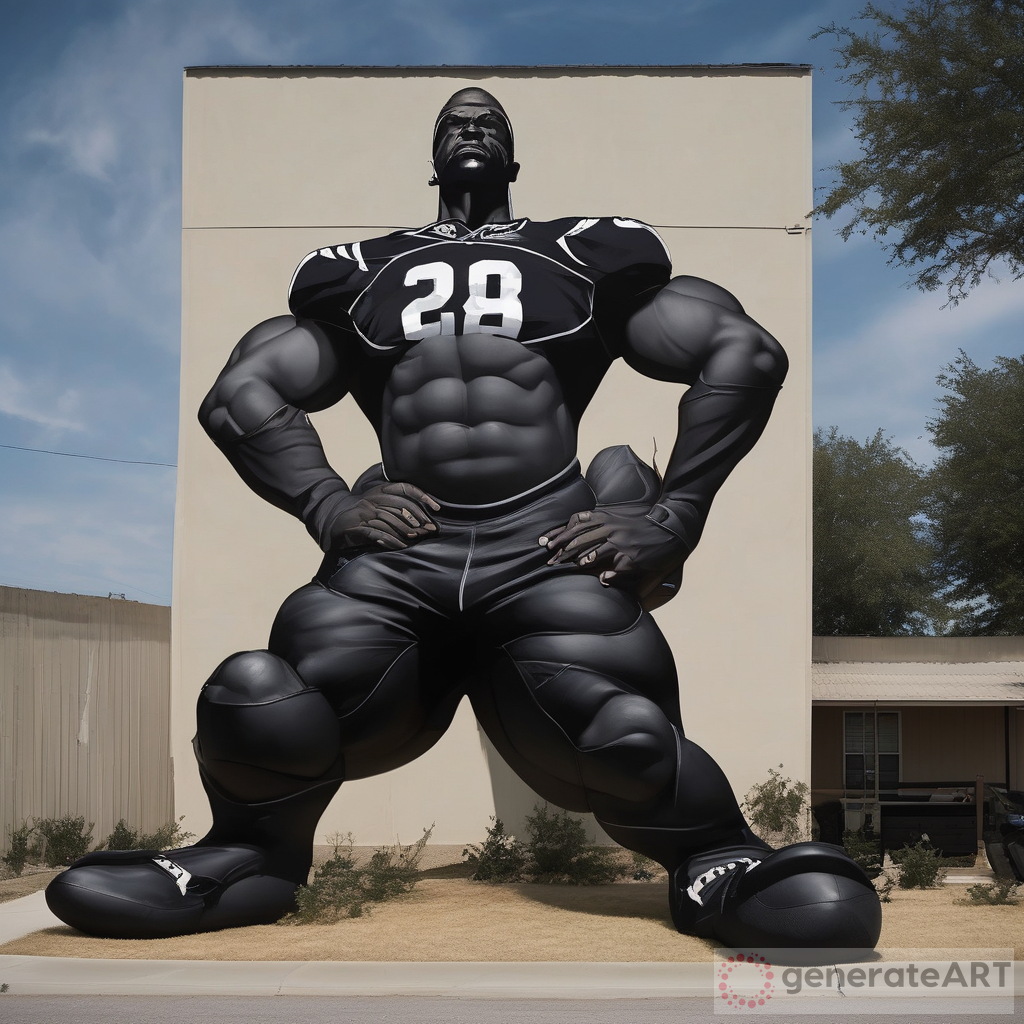 The Dominant Force: A 12-Foot Giant Representing Texas Football