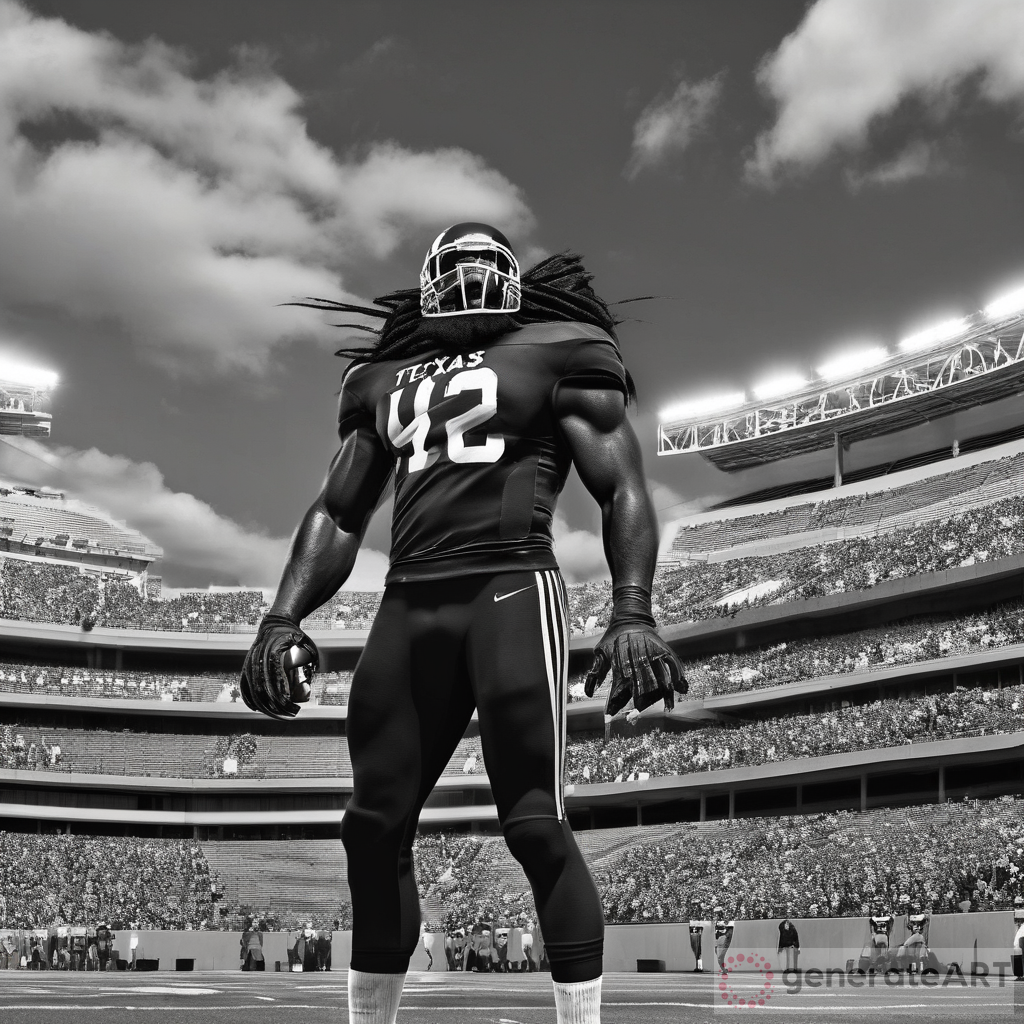 Gridiron Giants: Introducing the Black Aggressive 12-Foot Giant