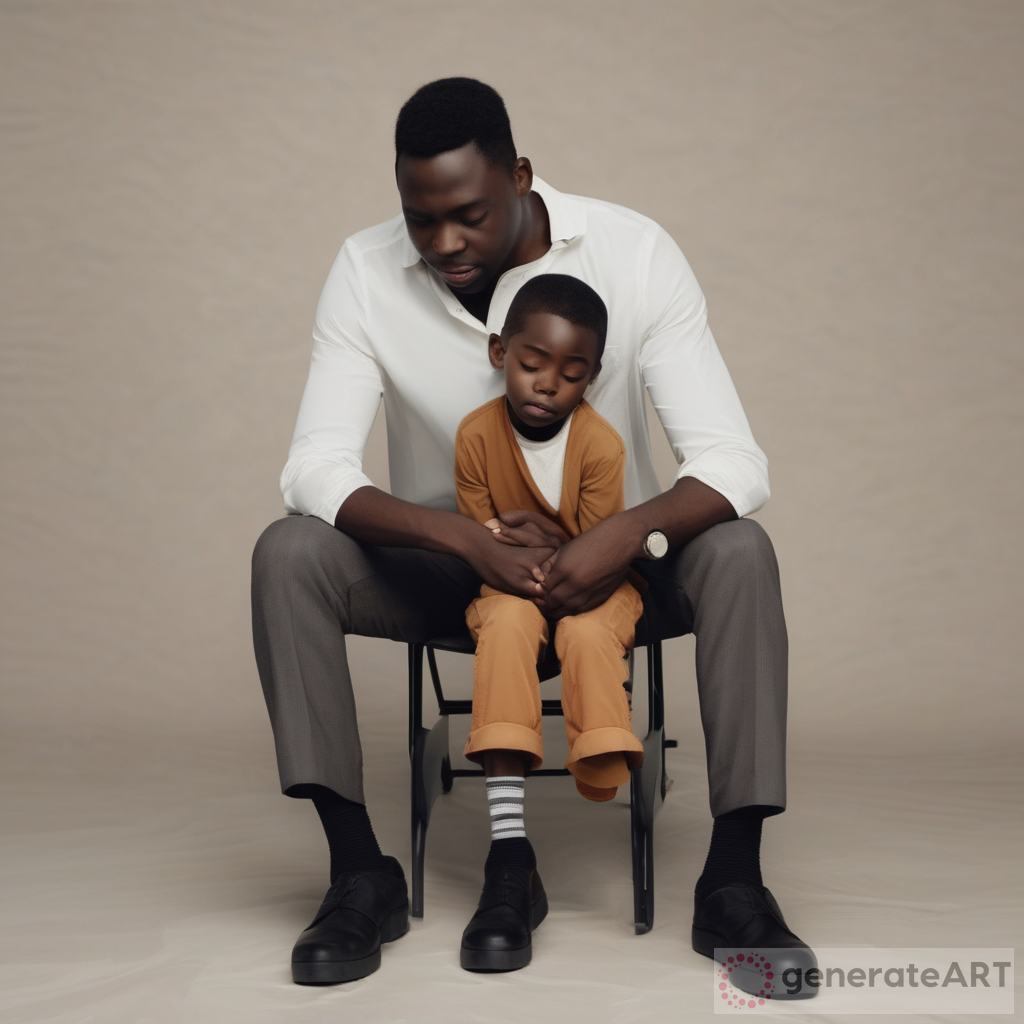 The Heartwarming Bond Between A Black Boy And His Father Generateart 1219