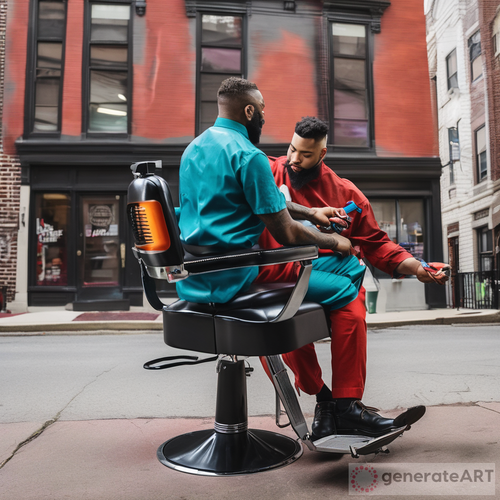 Vibrant Cuts: Philadelphia Barber Transforms Clients' Hair with Clippers