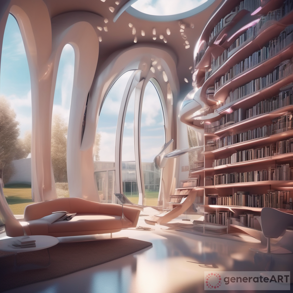 Futuristic House: A Haven for Beautiful Girls with Breathtaking Charms