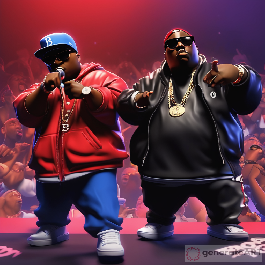 Unforgettable Rap Legends: B.I.G. and Pac's Historic 3D Animated Collaboration