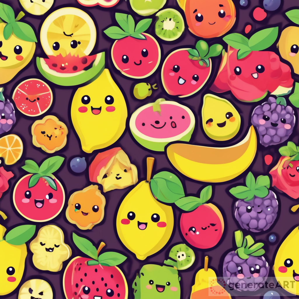 The Cute and Colorful World of Kawaii Fruit