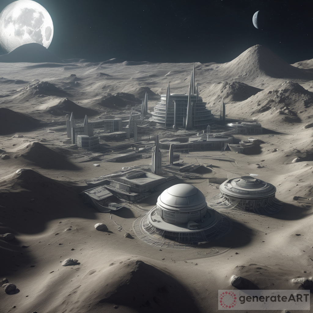Secret City on the Moon Revealed: Realistic 3D Images Uncover Unknown Mysteries