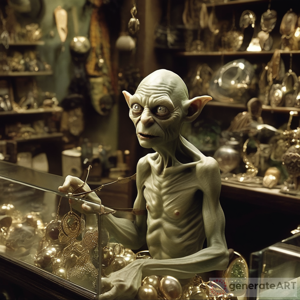 Gollum's Covetous Obsession: Exploring a Jewelry Shop Scene