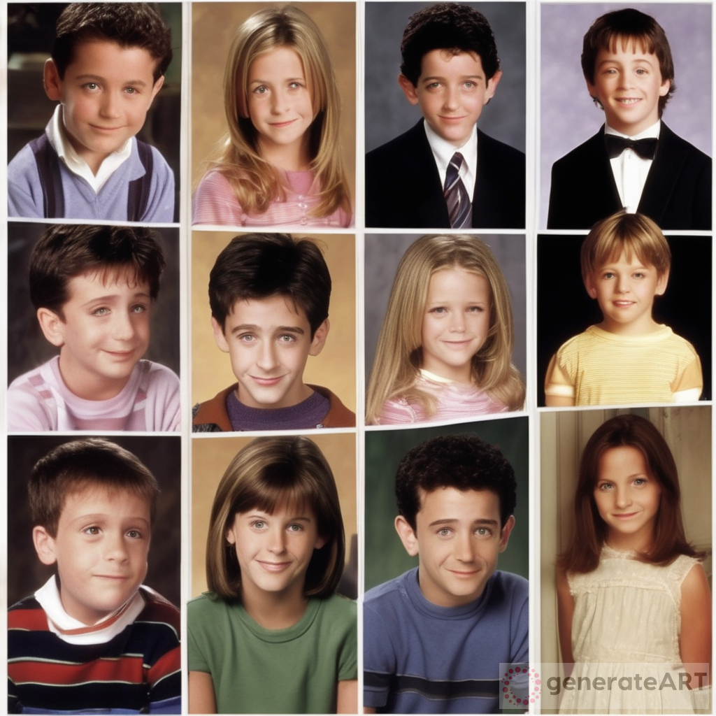 The Cast of TV Show Friends as Children