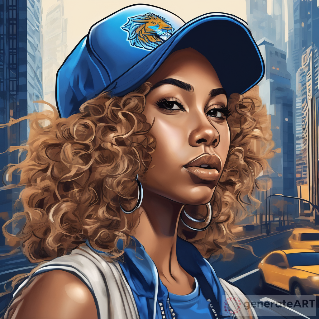 Captivating Digital Artwork: Stylized Portrait of a Woman Transitioning into a Surreal Cityscape