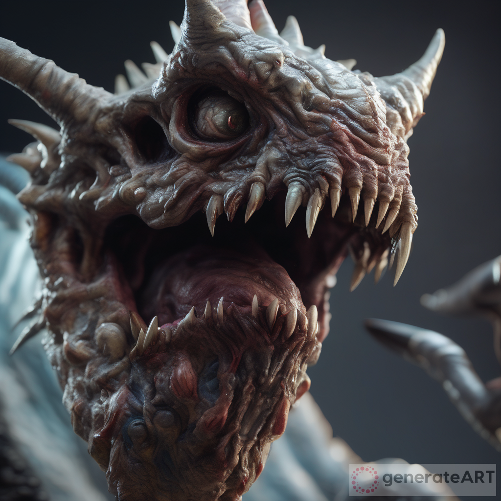Monster Close-Up: Upscaled, Ultrasharp Resolution