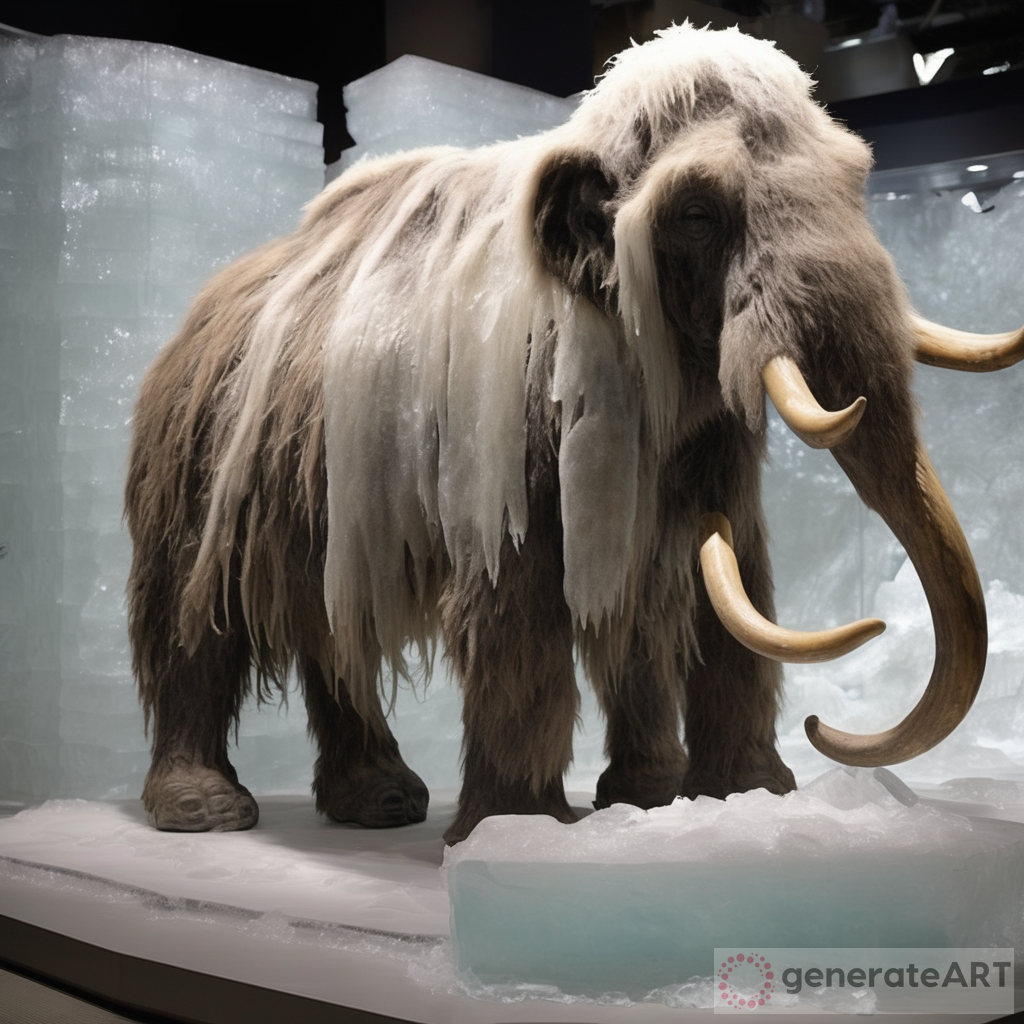The Astonishing Discovery: A Perfectly Preserved Woolly Mammoth Calf Encased in Ice