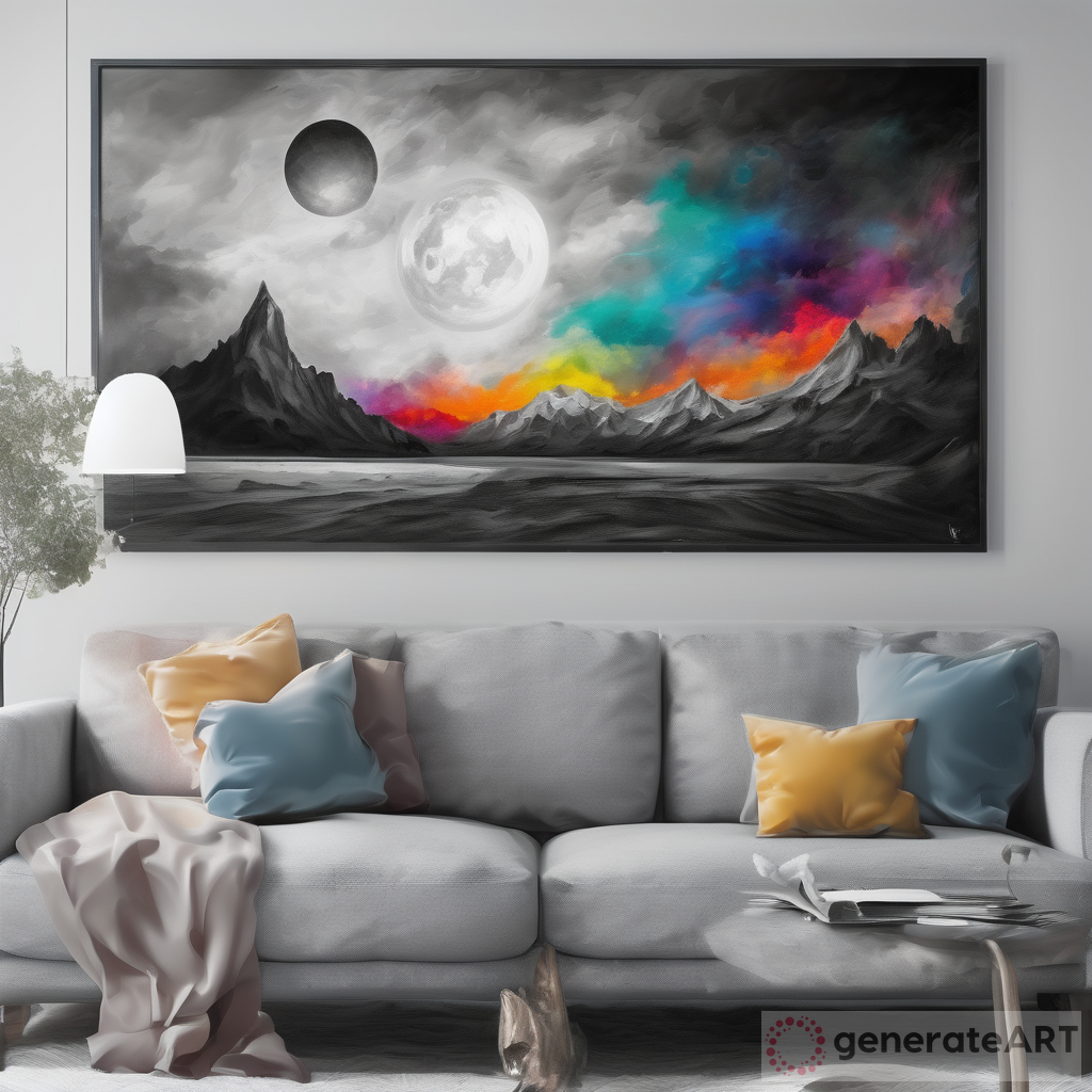 The Beauty of a Grayscale Universe: A Captivating Piece of Art
