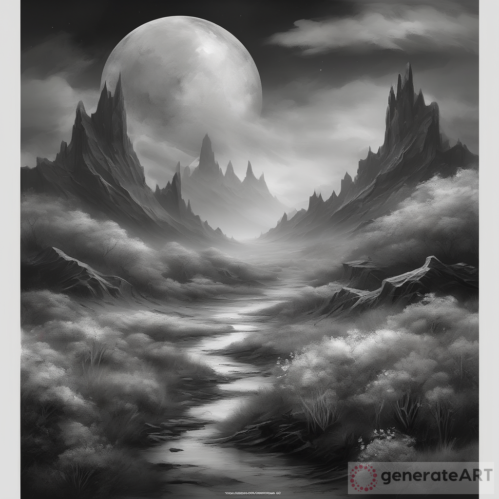 Capturing Beauty and Emotions: Exploring a Grayscale Universe in Landscape Art