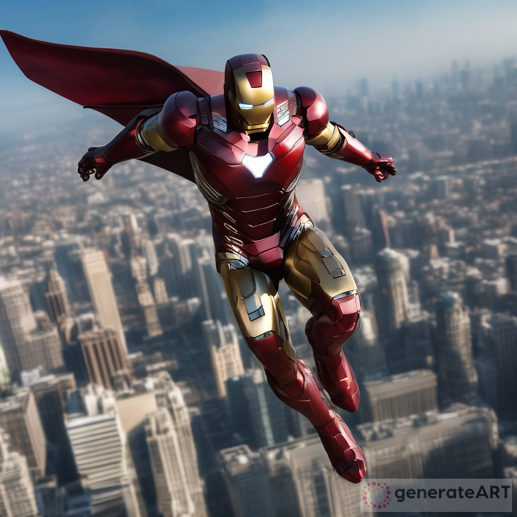 Aero-Tech Crusader: The Fusion of Iron Man and Batman