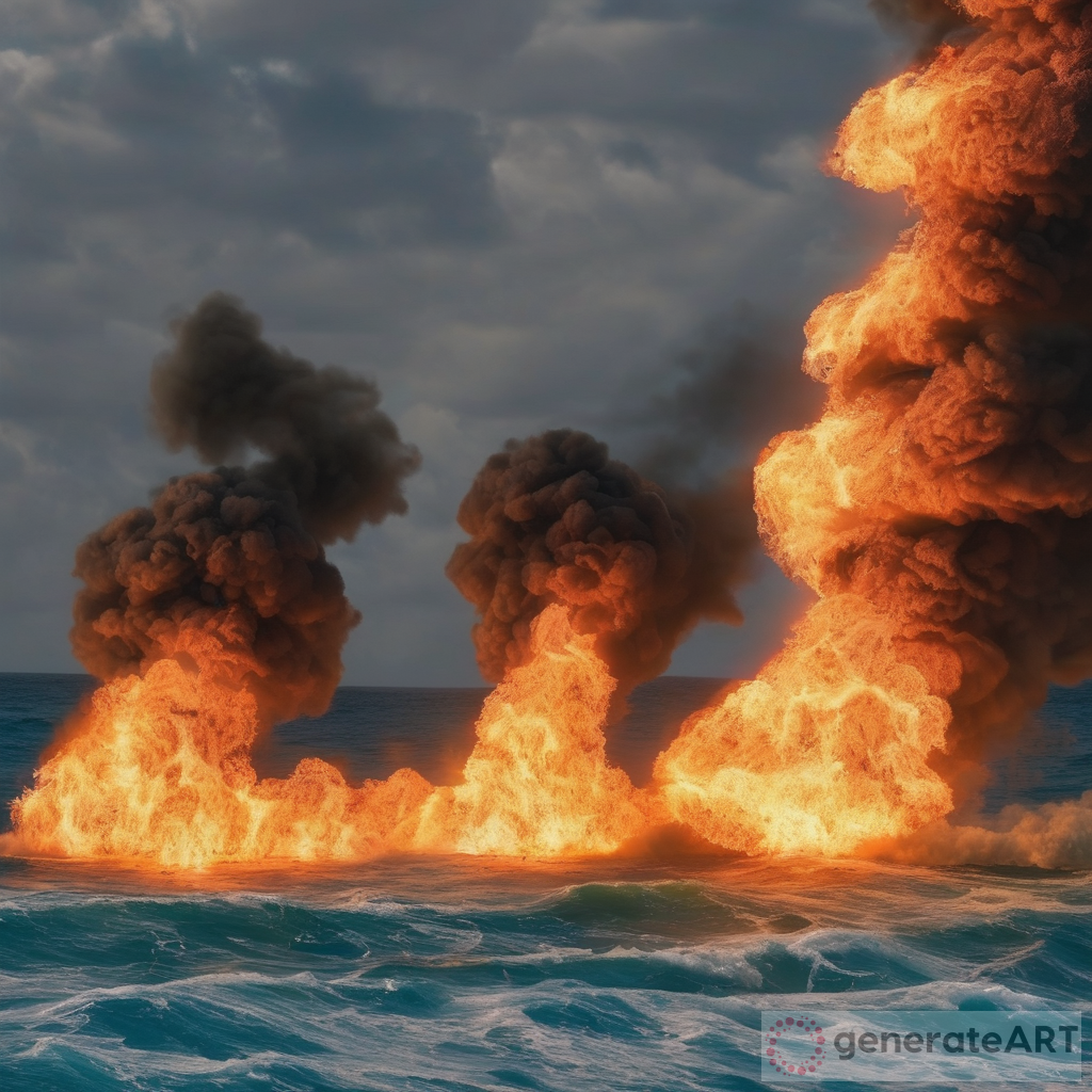 Stand with Israel: A Beautiful Picture of the Ocean in Fire Letters