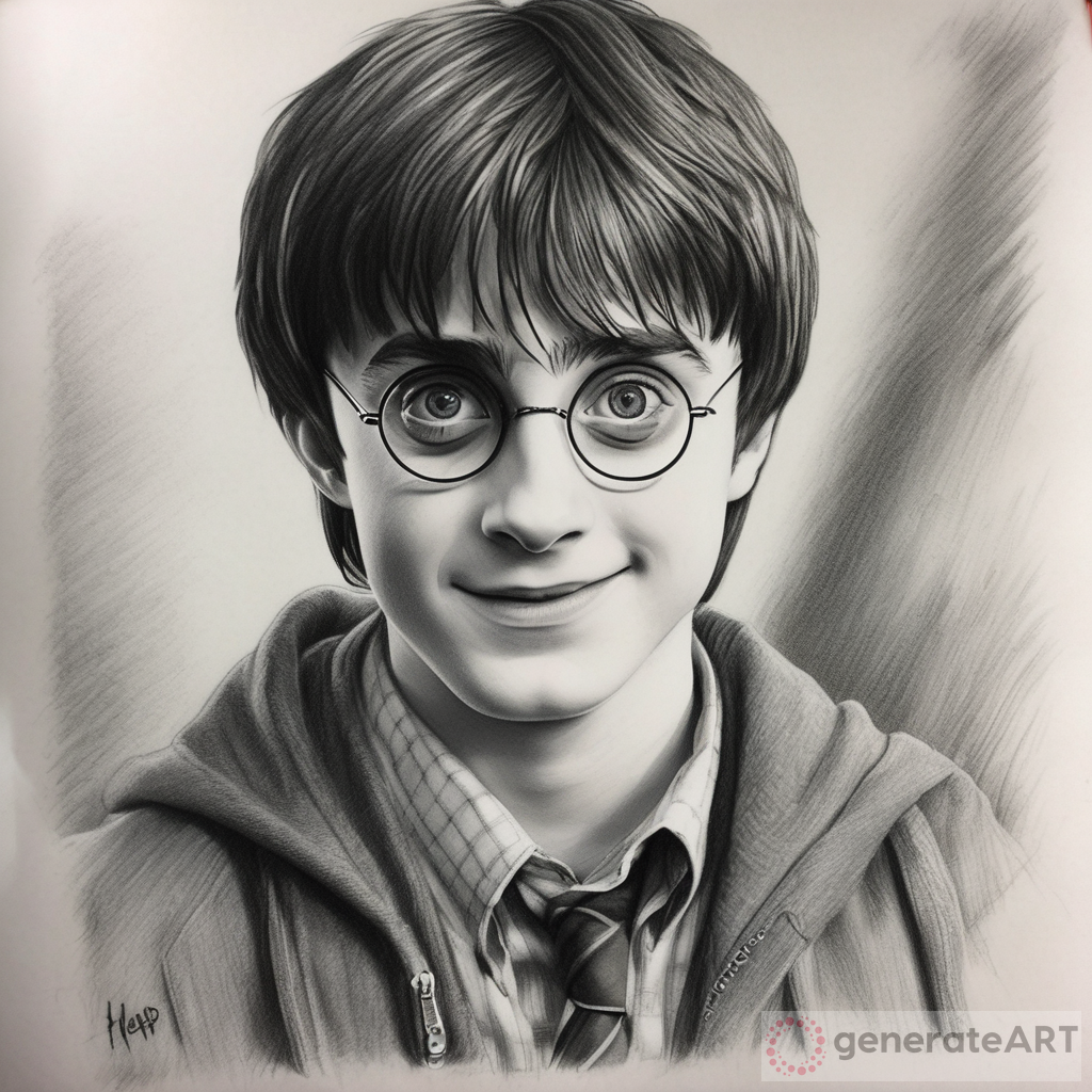 Harry Potter Pencil Sketch - Capturing the Magic