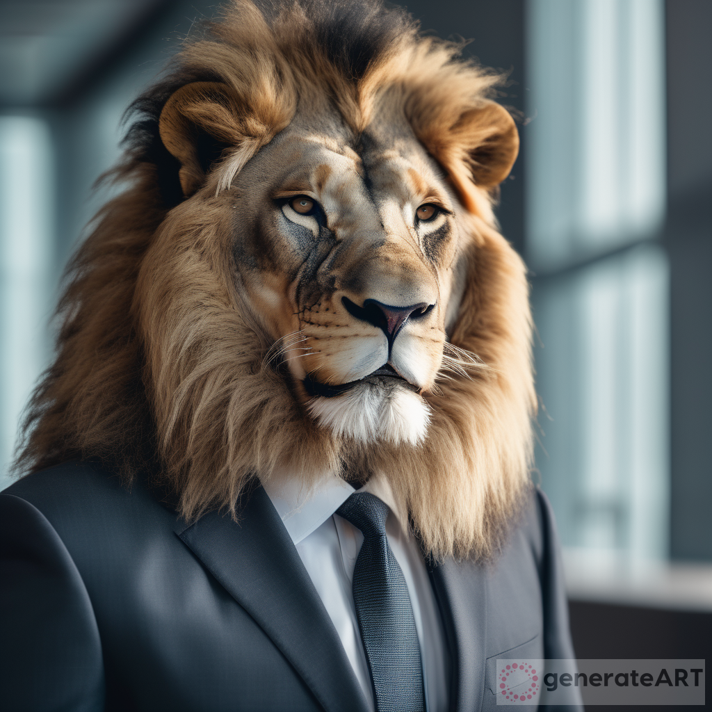 Captivating Portrait of an HR Director in a Business Suit | Lion Corp