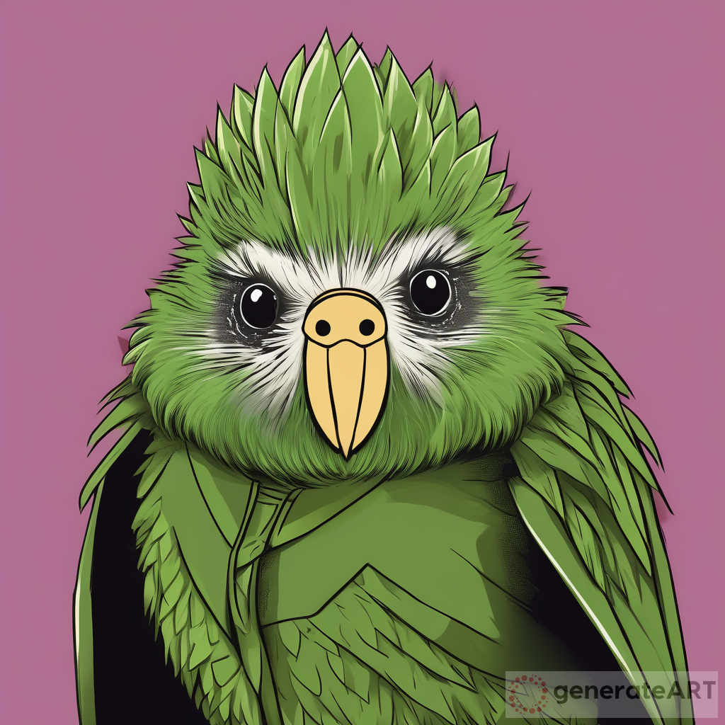 Kakapo as Superhero - Protecting Nature with its Extraordinary Abilities