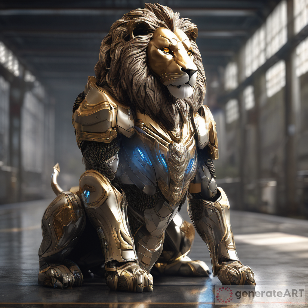 3D HDR Masterpiece: Best Quality Official Art - Lion::2 Wareing JK Armor Suit