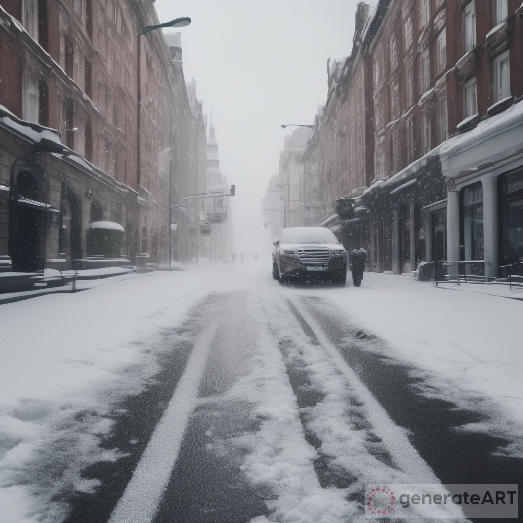 Capture an Ultra-Realistic Snow Scene in 8K Quality: Street Photography