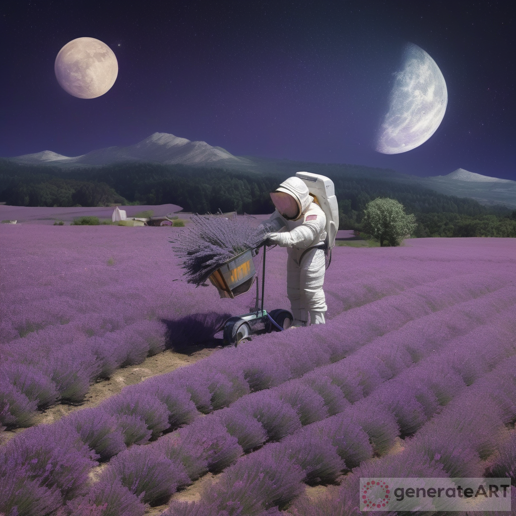 Moon Harvest: Extraterrestrial Lavender and Roses