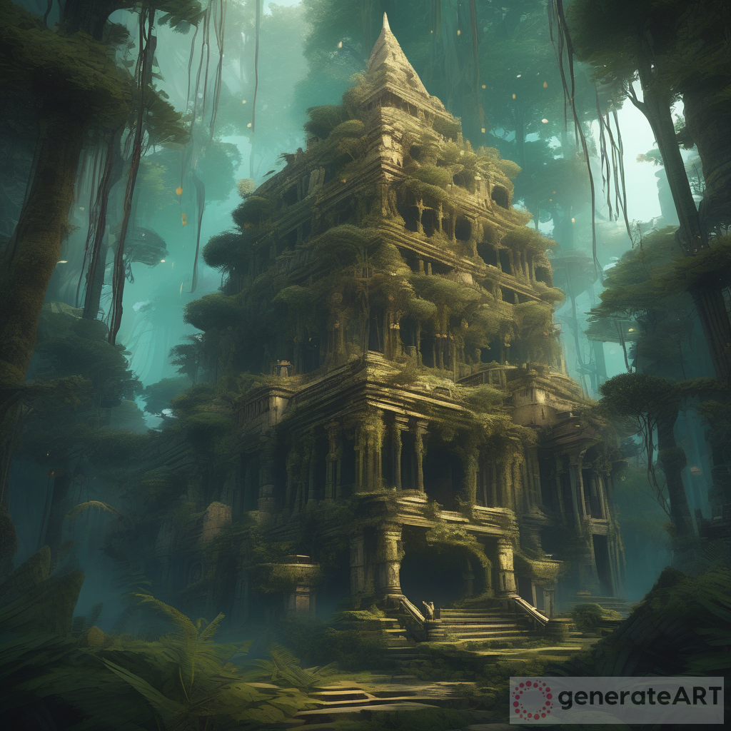 Unveiling the Lost Civilization: A Journey into the Enchanted Forest  GenerateArt