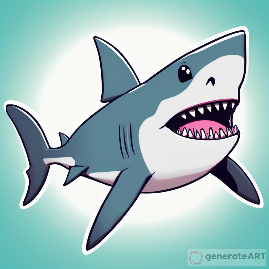 Crafting a Whimsical Illustration of a Friendly Nerdy Megalodon Shark | Blog Post | GenerateArt