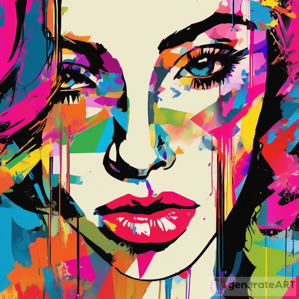 Creating a Vibrant Artwork with a Touch of Melancholy - A Collision of Pop Art and Nostalgia