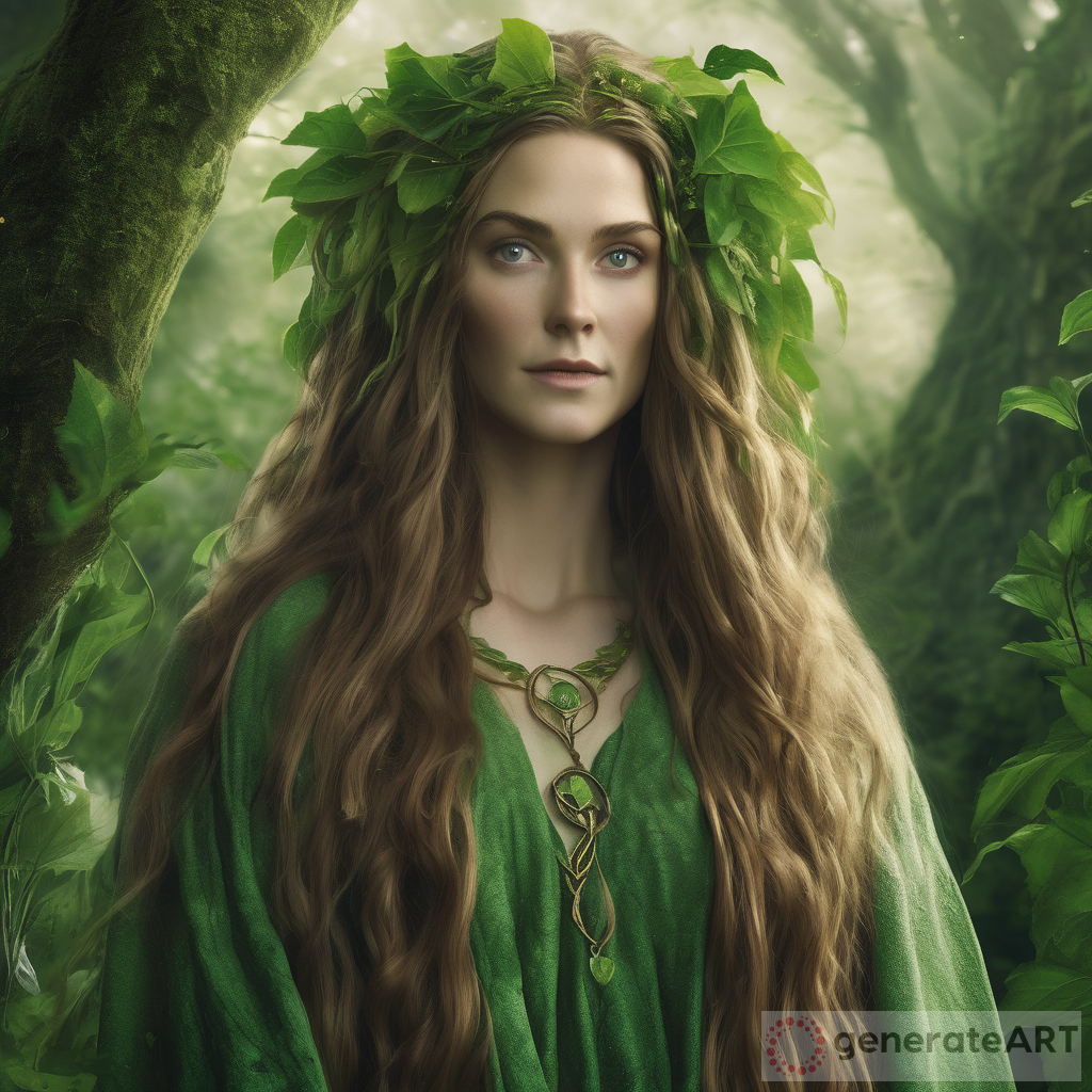 Photorealistic Photograph of Yavanna: Tolkien's Universe