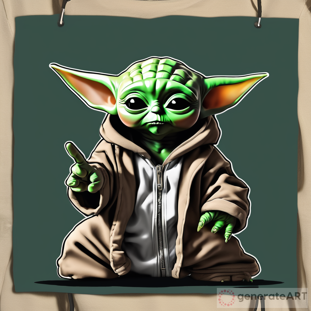 Gangster Baby Yoda: A Glimpse into the Ghetto Dressed-Up Gang Signs of the Gangster Hood