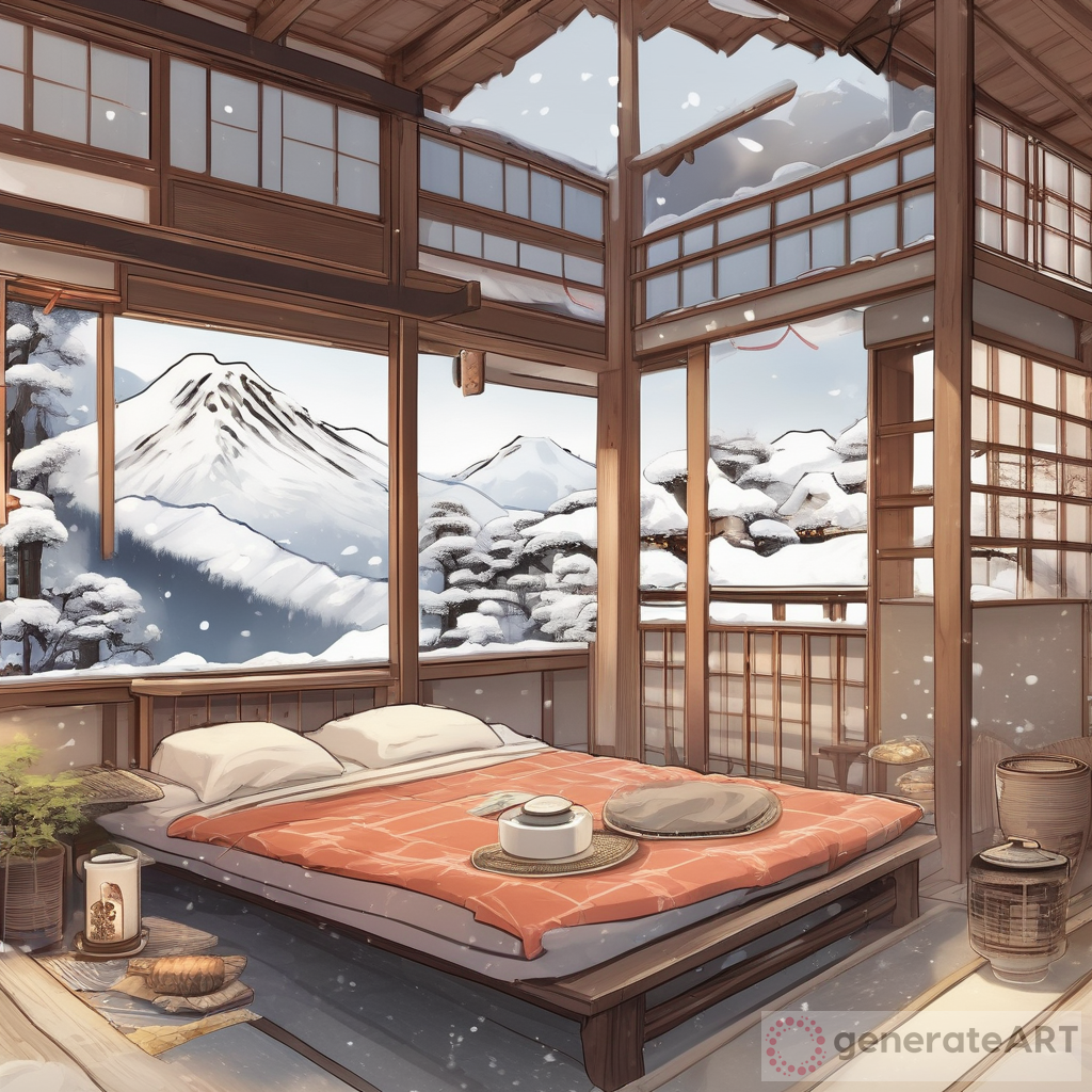 Onsen Style: Manga - A Snowy Mountain Retreat with Hot Springs