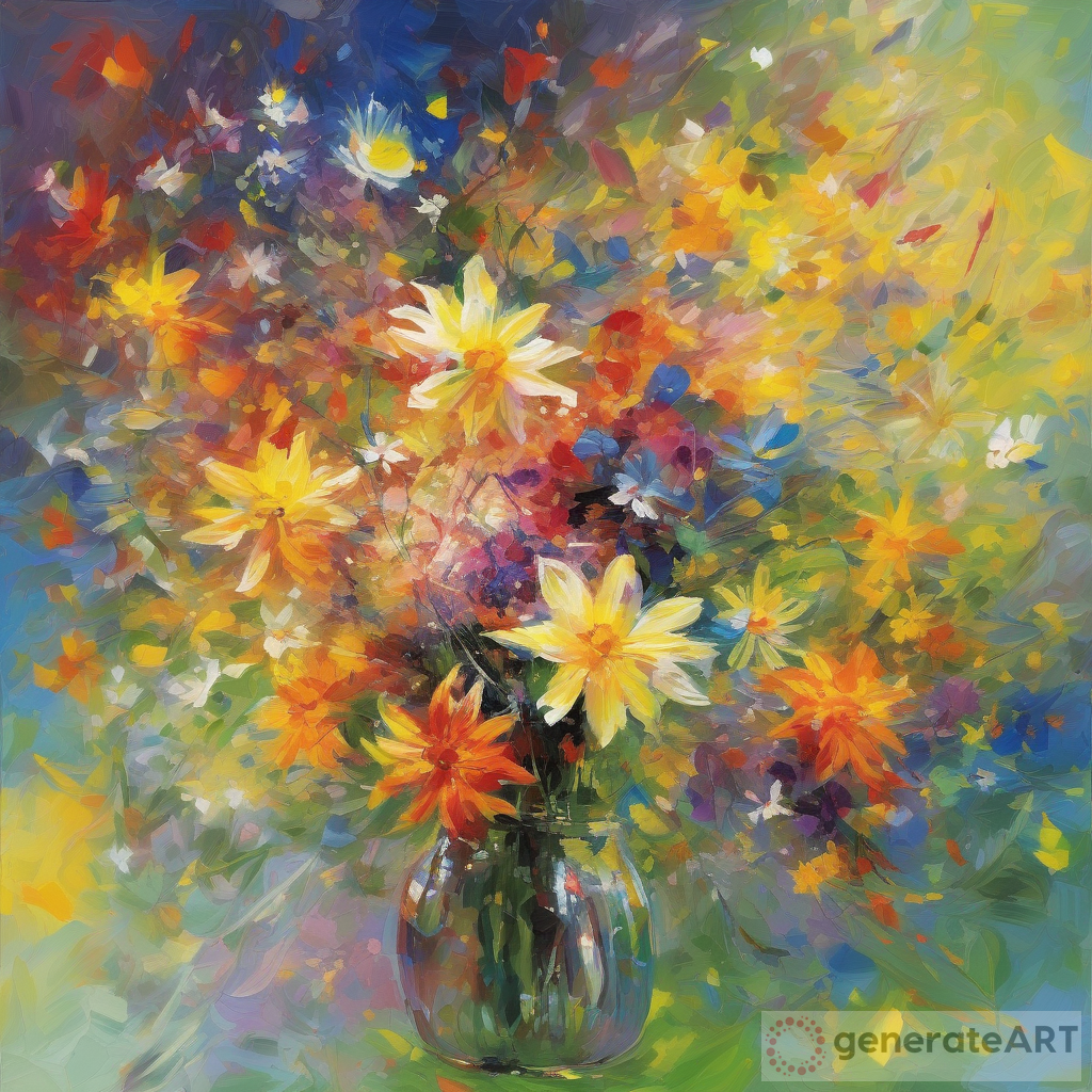 Impressionist Painting: Blending Astral Colours in an Explosion of Life
