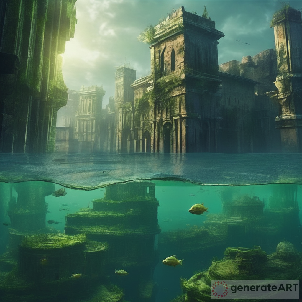 Exploring the Eerie Ruins: An Ancient City Submerged Underwater