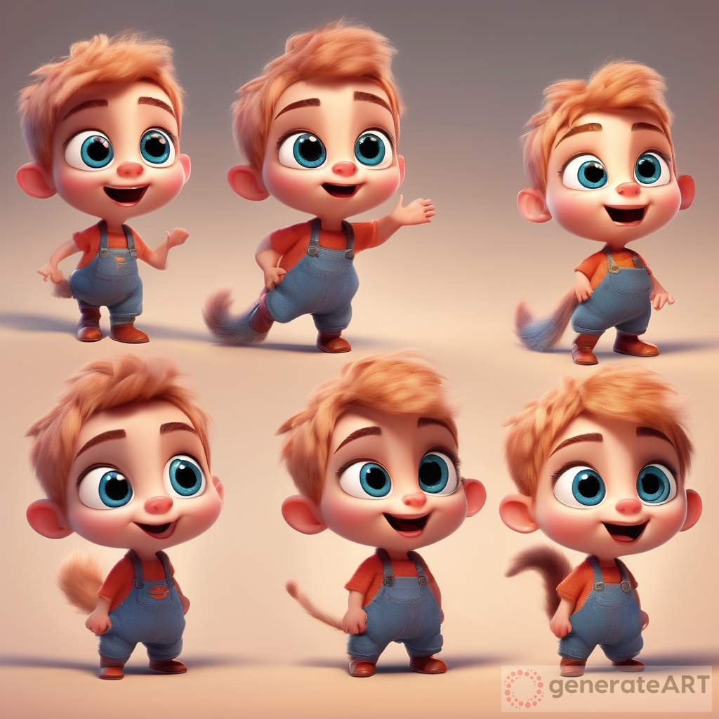 Multiple Poses and Expressions of a Super Cute Little {keyword}